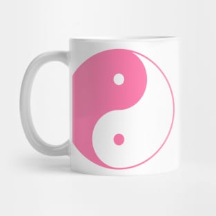 Yin Yang Pink- Ancient Chinese philosophy symbol Mug